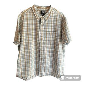 Gorpcore North Face Plaid Shirt Size XXL